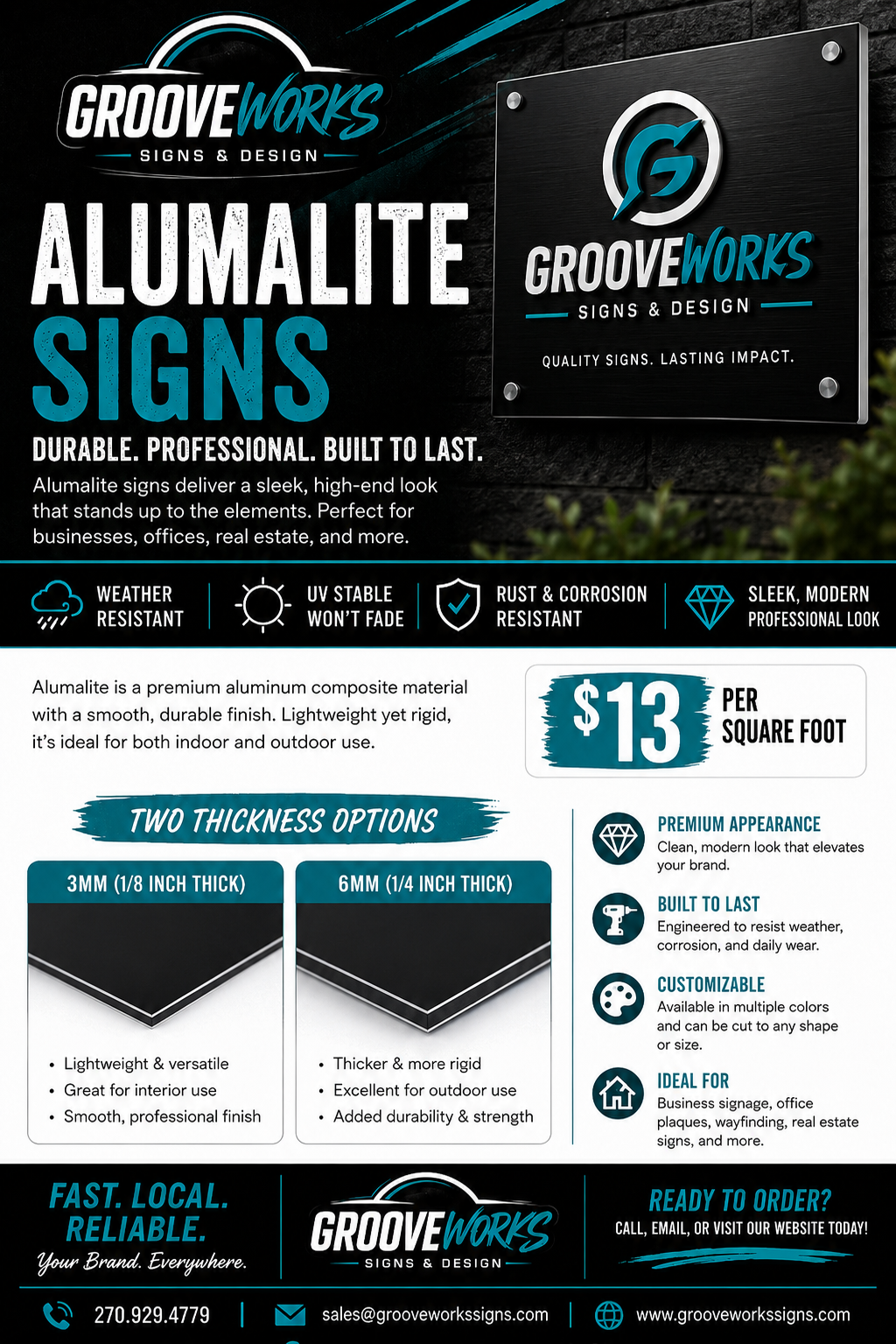 Alumalite Signs – Durable Weatherproof Yard & Business Signs | Full Color
