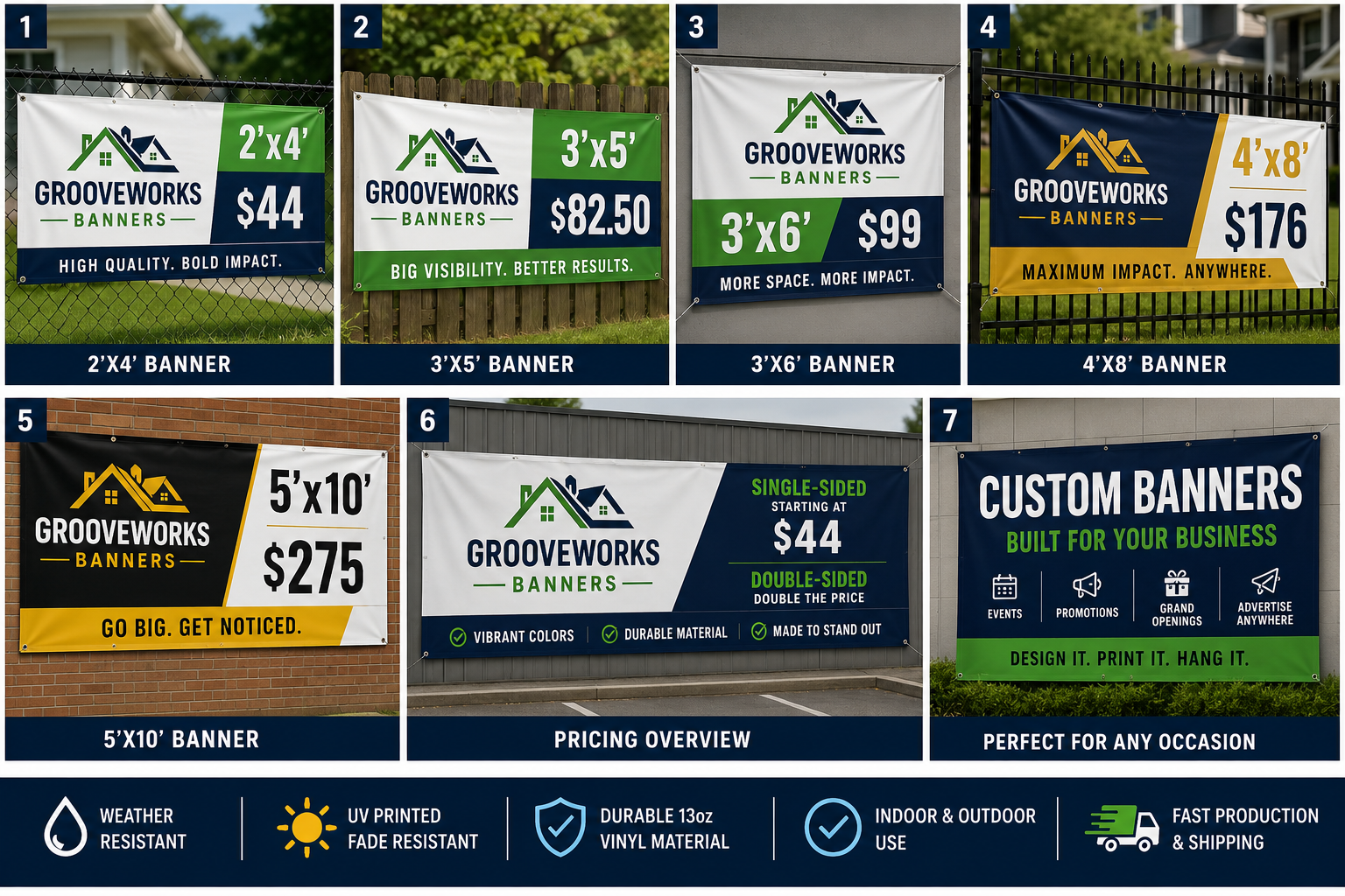 Custom Vinyl Banners – Durable Advertising Signs | Multiple Sizes Available