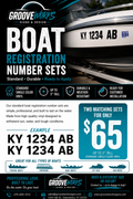 Standard Boat Registration Number Sets
