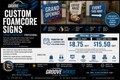 Custom Foamcore Signs | Full Color Rigid Board Prints