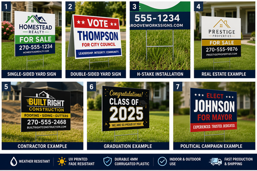 18" x 24" Corrugated Plastic Yard Signs