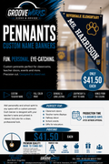 Custom Pennants | Personalized Teacher & Classroom Name Banners