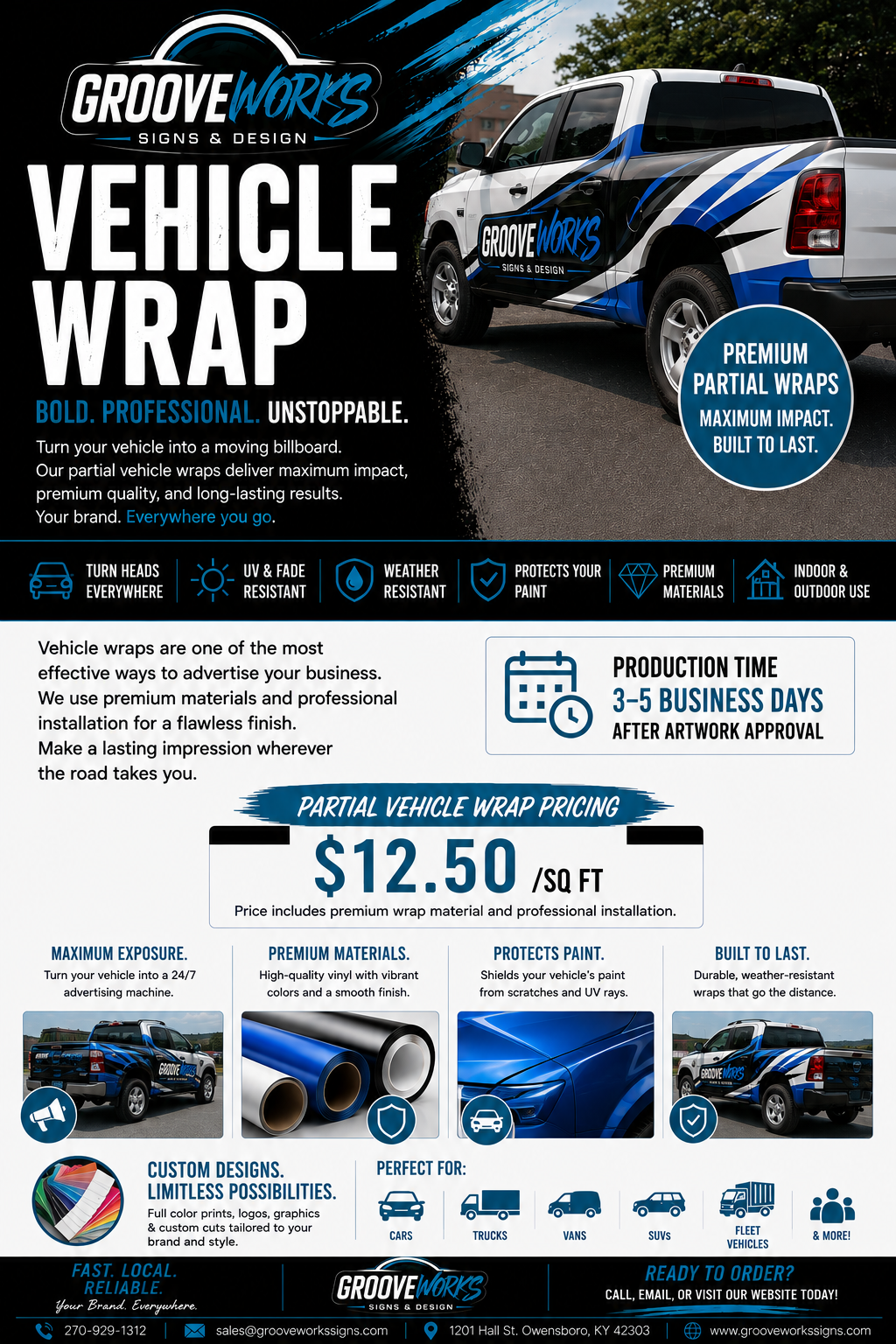Partial Vehicle Wraps | High-Impact Custom Graphics