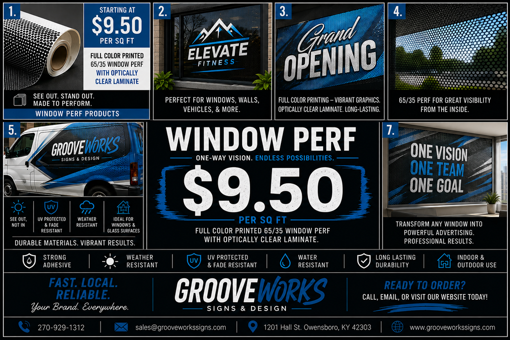 Custom Window Perf | One-Way Vision Window Wraps